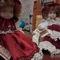 2 bambole, porcellana di Capodimonte