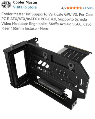 GPU Verticale V3 PCIe 4.0 in garanzia 