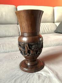 Vaso in legno
