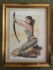 Omaggio a Alicia Vikander di Milo Manara