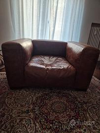 Poltrona in pelle 