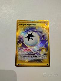 carte pokemon ENERGIA APPUNTITA oro originale