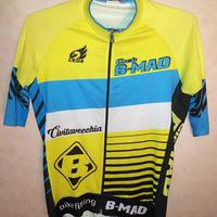 Completo da ciclista giallo B-MAD taglia S