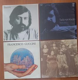 4 vinili di Francesco Guccini