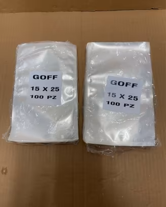 Sacchetti sottovuoto GOFF 15x25 cm