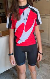 Completo ciclismo unisex 10/12 anni