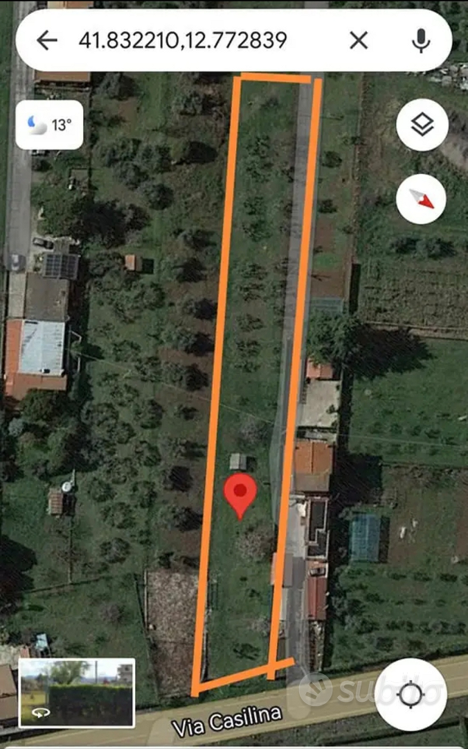 Terreno agricolo con casaletto accatastato - Vista 2