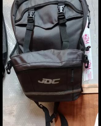 zaino moto con portacasco 