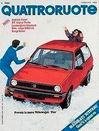 Rivista quattroruote febbraio 1982