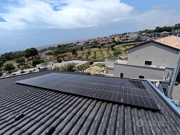 Impianto fotovoltaico 6 kWp + 10 kWh di accumulo