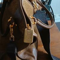 Borsa Borbonese vintage pelle e camoscio (O.P.)