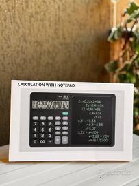 CALCOLATRICE 2 IN 1  CON BLOCCO NOTE E PENNINO