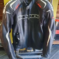 Giacca moto in pelle dalla spidi