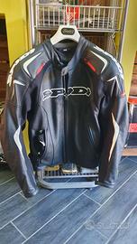 Giacca moto in pelle dalla spidi