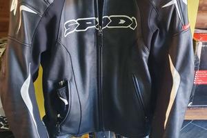 Giacca moto in pelle dalla spidi