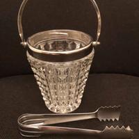 Secchiello porta ghiaccio in vetro/cristallo vinta