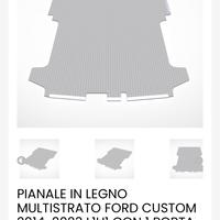 Pianale antiscivolo per Ford custom