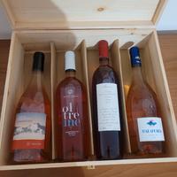 9. Vini assortiti 4 bottiglie Rosati
