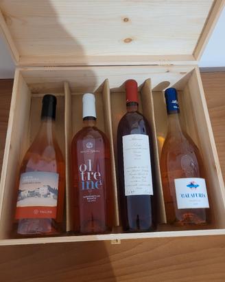 9. Vini assortiti 4 bottiglie Rosati