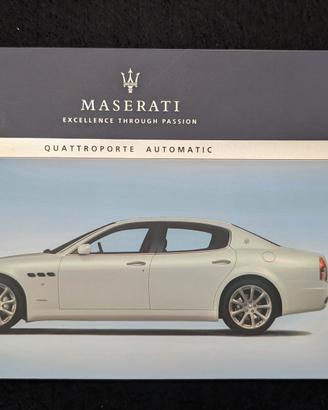manuale uso e manutenzione Maserati  quattroporte 