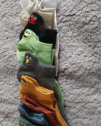 🧦 Set 9 Paia di Calzini Bassi con Musetti Diverte