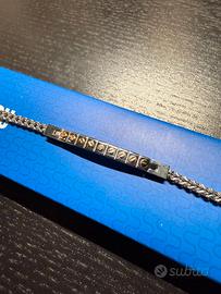 Braccialetto uomo acciaio UP2U Milano