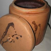 Orcio anni '50 in terracotta cm. 26 x h. 30