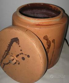 Orcio anni '50 in terracotta cm. 26 x h. 30