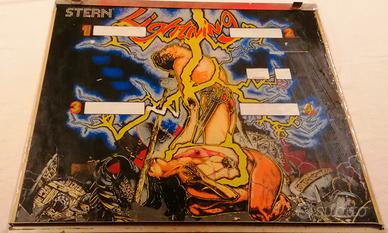 Vetro flipper vintage anni '80 cabinati Arcade