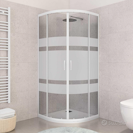 NUOVO Box doccia 75X75 cm semicircolare