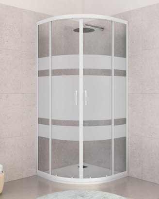 NUOVO Box doccia 75X75 cm semicircolare