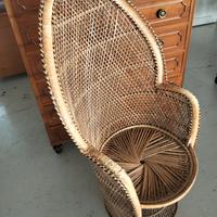 poltrona in Rattan 