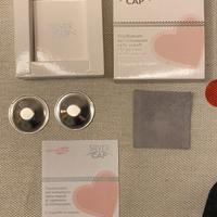 Copricapezzoli x allattamento in Argento 2 Pezzi