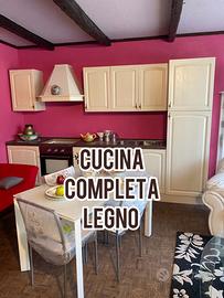 Cucina Completa Legno NUOVA!!