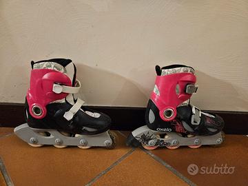 Pattini da bambina rollerblade 32-34 Decathlon 