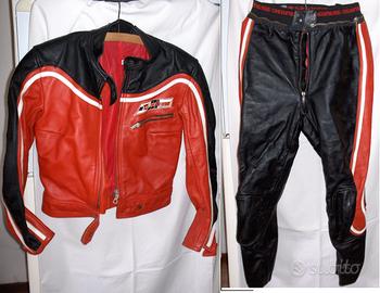 Tuta da Moto DAINESE in pelle,divisibile, tgl 46