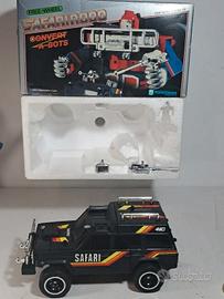 yonezawa Safari Robot Transformer Jeep convertor