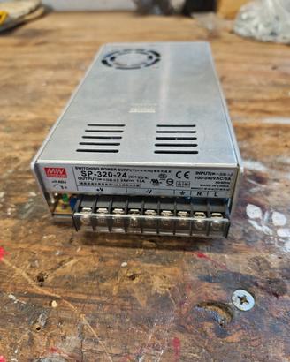 alimentatore Mean Well 24V 13A