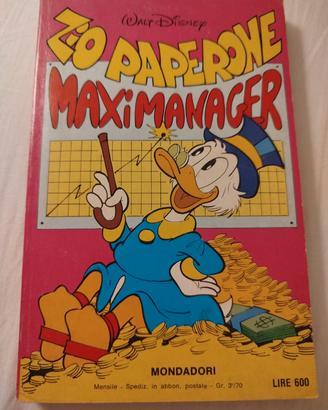 Classici Disney n. 38 - Zio  Paperone Maxi Manager
