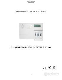 Centralina Antifurto FAI DA TE filare e wireless