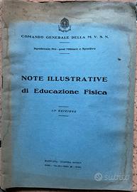 MVSN Note Illustrative di Educazione Fisica anni30