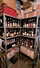 Bottiglie vino vintage