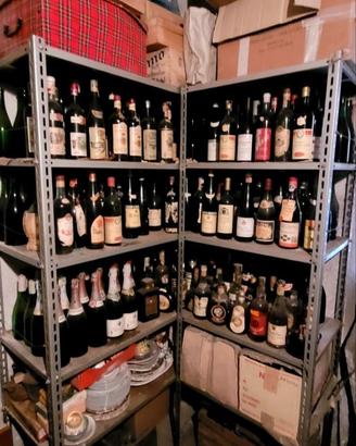Bottiglie vino vintage