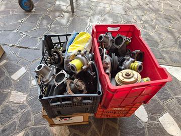 Fondo magazzino, pompe acqua, serie smeriglio, ecc