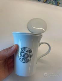 Tazza com coperchio e filtro