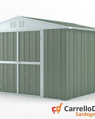 Box struttura lamiera Acciaio 327x307 verde