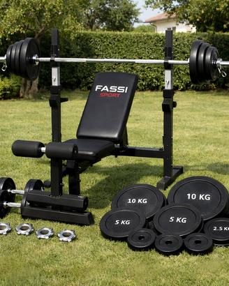 Panca pesi completa Fassi Sport