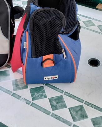 zaino per cani più la borsa 