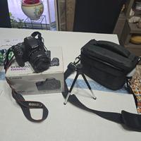Fotocamera canon 200d + lente 18/55 + accessori