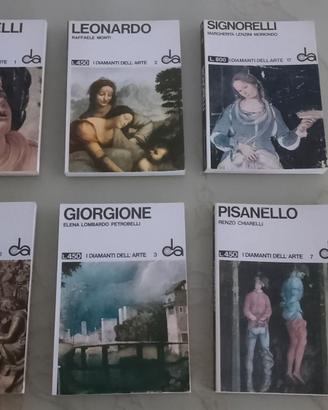 6 libri I DIAMANTI DELL'ARTE anni '60 vedi foto
